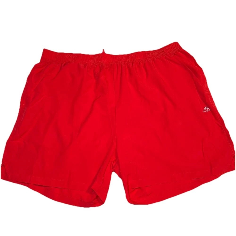 Haimont Athletic Shorts Mens XXL Red Performance Running Workout Gym Stretch 5" - Picture 2 of 10